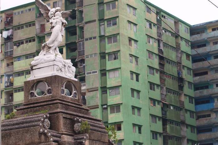 Patio Pinel junto al cementerio Amador en El Chorrillo, ciudad de Panamá.