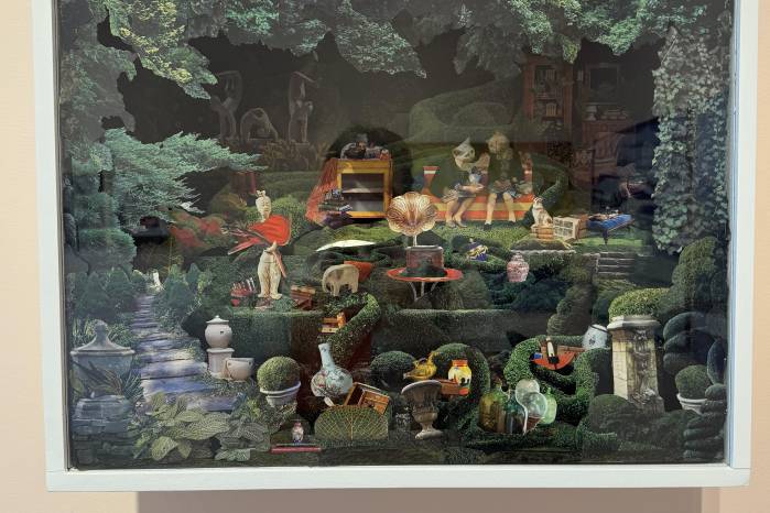 Los collages también son otra forma de creación. En este caso, este es un collage de Pilar Moreno.