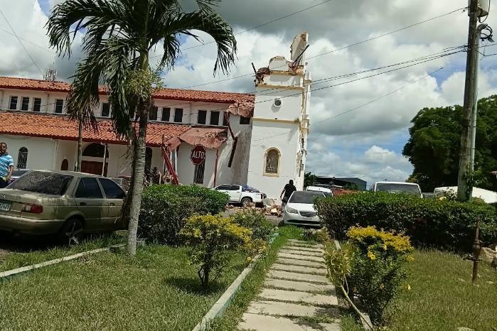 Sismo causa daños en la iglesia y un hotel de Penonomé
