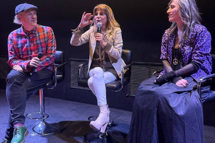 La cantante Jeanette durante la presentación del documental ‘Soy rebelde’, de la directora Paloma Concejero.