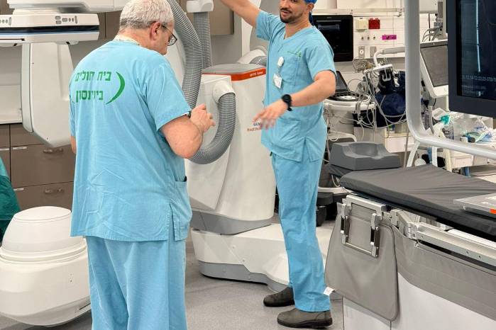 La innovación, presente en la sala de Neurointervencionismo del Rabin Medical Center.