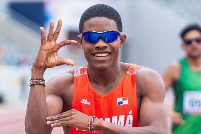 El atleta panameño, Chamar Chambers.