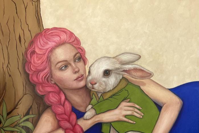 ‘Un pequeño descanso’ (101 cm x 76 cm), de Karina Nicholson.