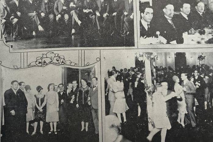 Celebración del Día de Francia en el Círculo Francés de Lima en julio 1929.