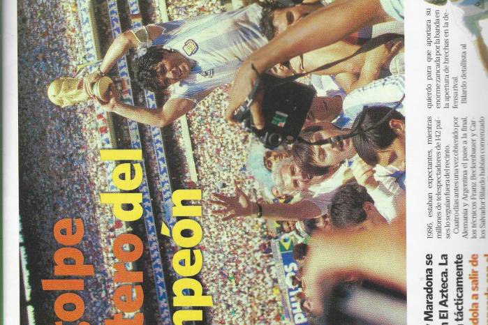 El Estadio Azteca había consagrado en 1970 a Brasil y a Pelé como los reyes, México 86’ da paso los nuevos monarcas: Argentina y Maradona.