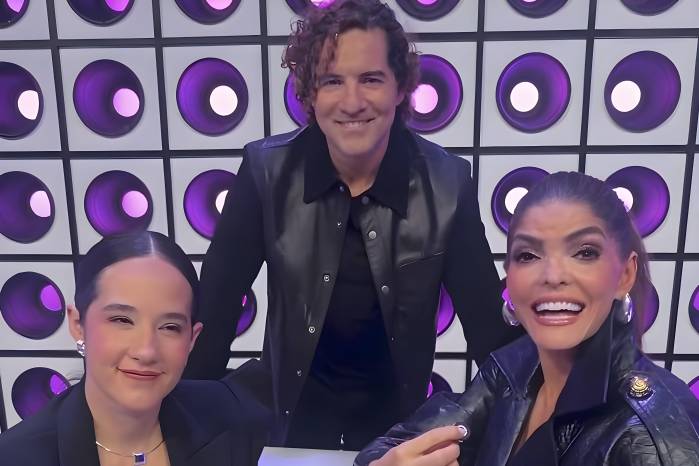 Los jurados de Operación Triunfo: David Bisbal, Ximena Sariñana y Ana Bárbara.