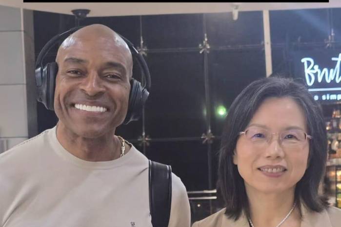 Publicación del diputado Salazar junto a la embajadora de China en Panamá.