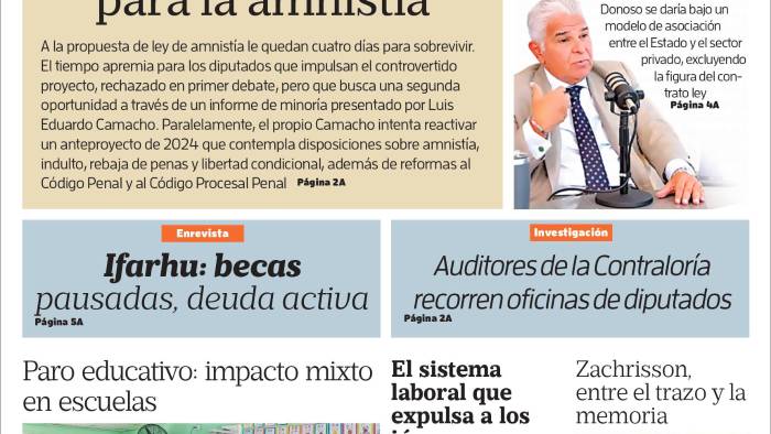 Portada del impreso del 24 de abril de 2025