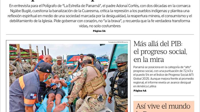 Portada del impreso del 20 de abril de 2025