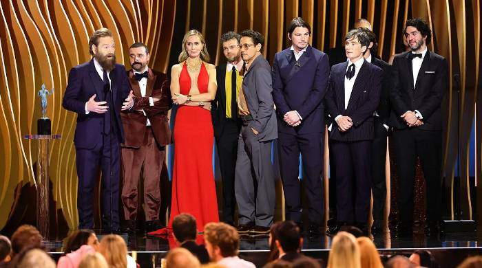 ‘Oppenheimer’ arrasó con las estatuillas de mejor elenco, mejor actor y mejor actor de reparto en la categoría de películas en los SAG Awards.