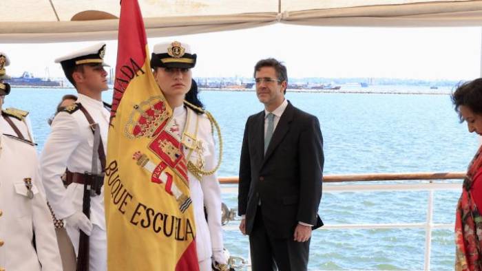 La princesa Leonor comenzó su travesía en el buque escuela Juan Sebastián ElCano en Cadiz el pasado 11 de enero.