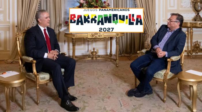 El expresidente Iván Duarte (Izq.) y el actual presidente Gustavo Petro (Der.), son señalados como responsables del fracaso de Barranquilla.