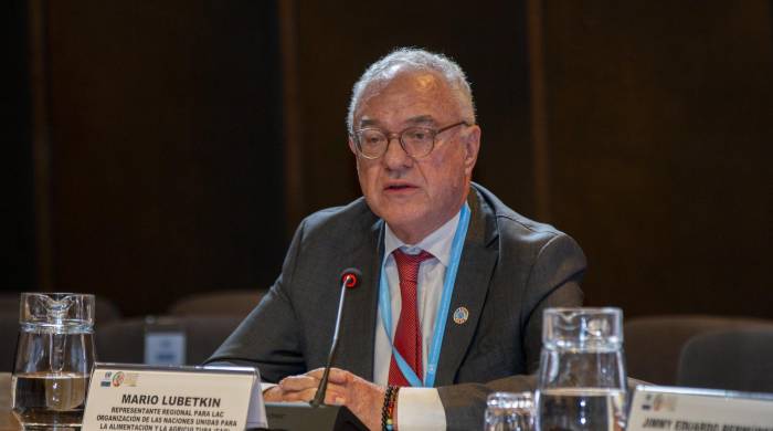 El subdirector general y representante regional de FAO, Mario Lubetkin.