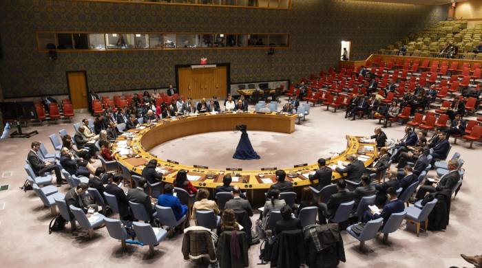 Fotografía de archivo del Consejo de Seguridad de la ONU. EFE/JUSTIN LANE