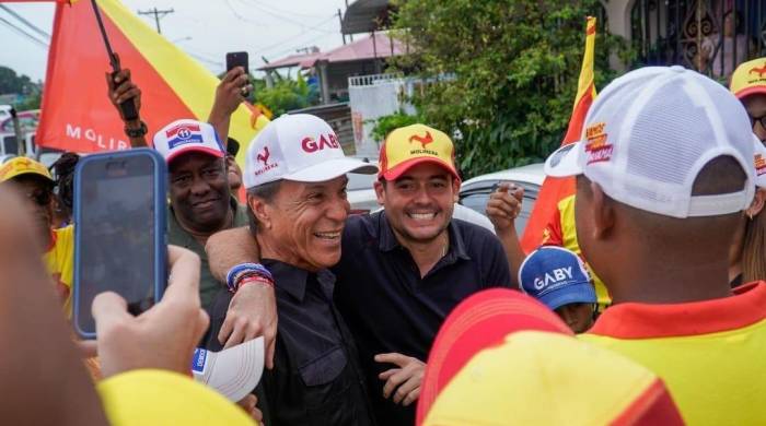 El PRD de Benicio Robinson y el Molirena, de Francisco Alemán, avalaron el pedido de Gaby Carrizo al Tribunal Electoral.