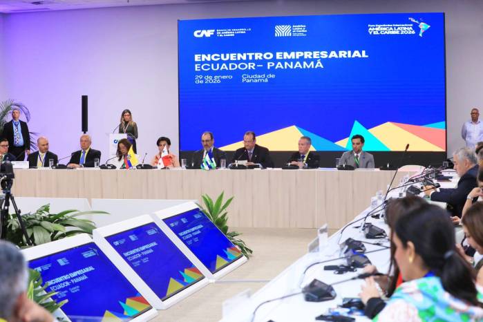 El Encuentro Empresarial Ecuador-Panamá se sostuvo este jueves 29 de enero.