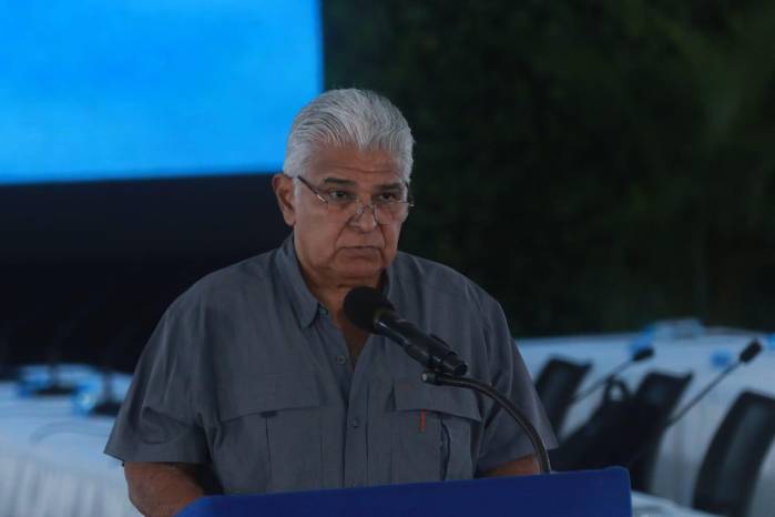 Presidente Mulino durante la conferencia de este jueves 21 de agosto de 2025. | Richard Bonilla.