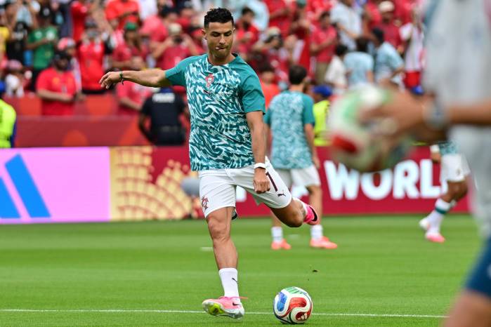 Cristiano Ronaldo de la selección de Portugal.