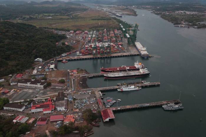 Vista del área de Corozal, en el Pacífico panameño, donde la ACP prevé el desarrollo de una nueva terminal portuaria.