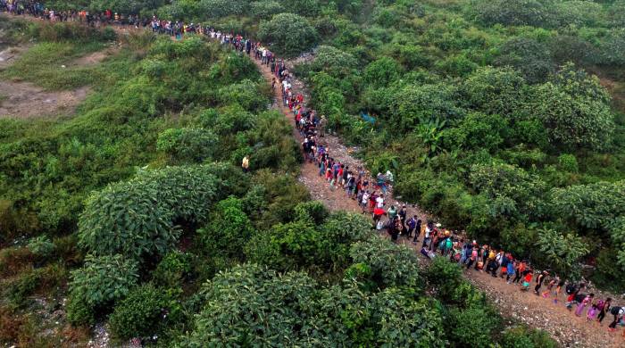 En 2023 más de 520.000 migrantes cruzaron la selva del Darién