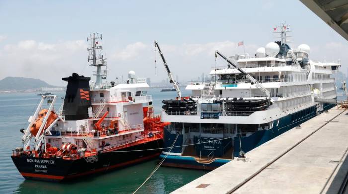 El puerto de cruceros está ubicado en isla Perico, calzada de Amador.