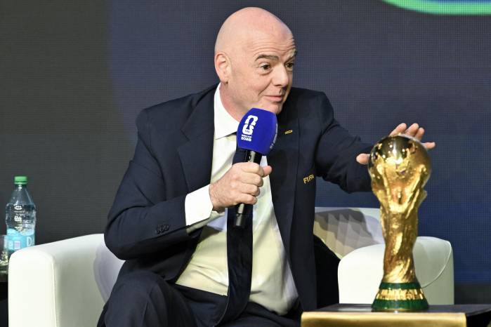 El presidente de la FIFA, Gianni Infantino.