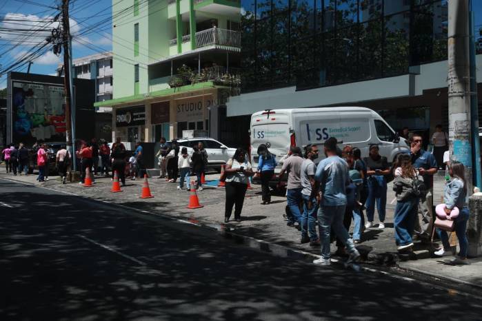 Hasta el momento han habido más de 5 réplicas del terremoto de esta tarde.