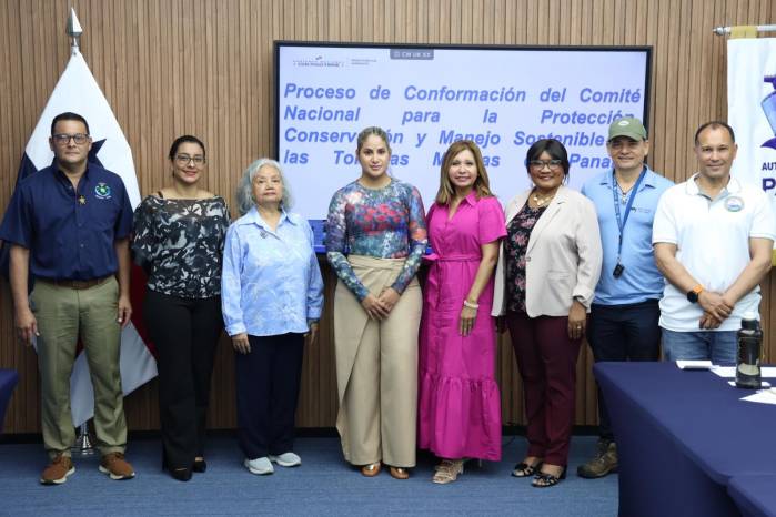 Integrantes del Comité Nacional para la Protección, Conservación y Manejo Sostenible de las Tortugas Marinas.