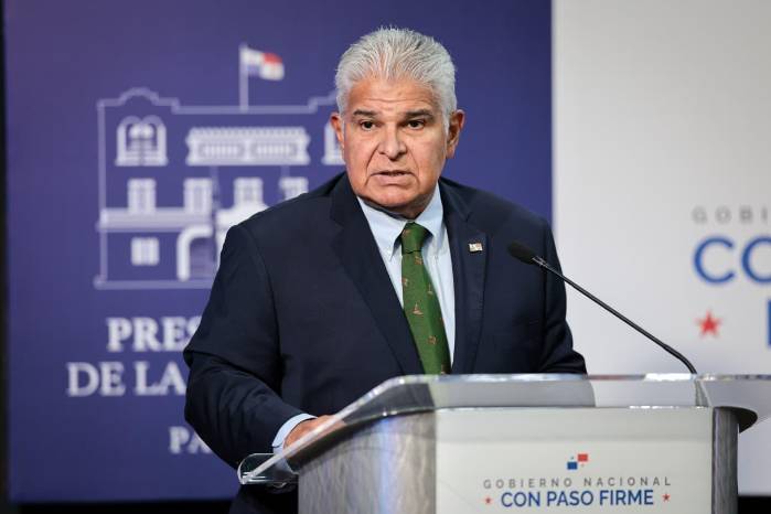El presidente de la República, José Raúl Mulino.