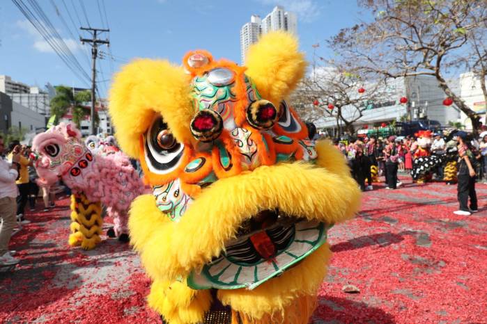 La danza de los dragones fue una de las más esperadas por el público.