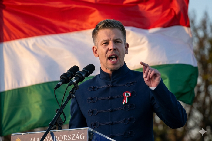 Péter Magyar, líder del partido opositor Tisza