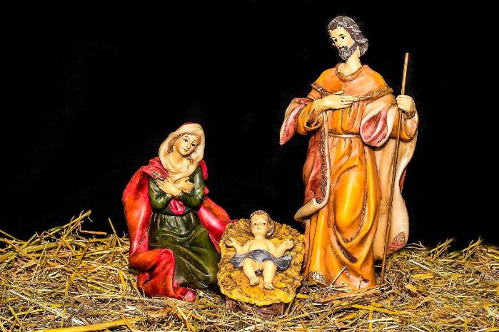 Tradicional nacimiento navideño.