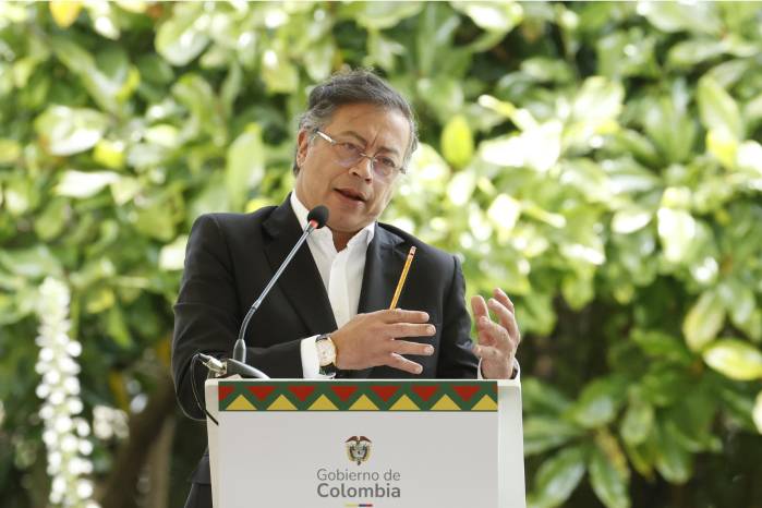 Fotografía de archivo del presidente de Colombia, Gustavo Petro.