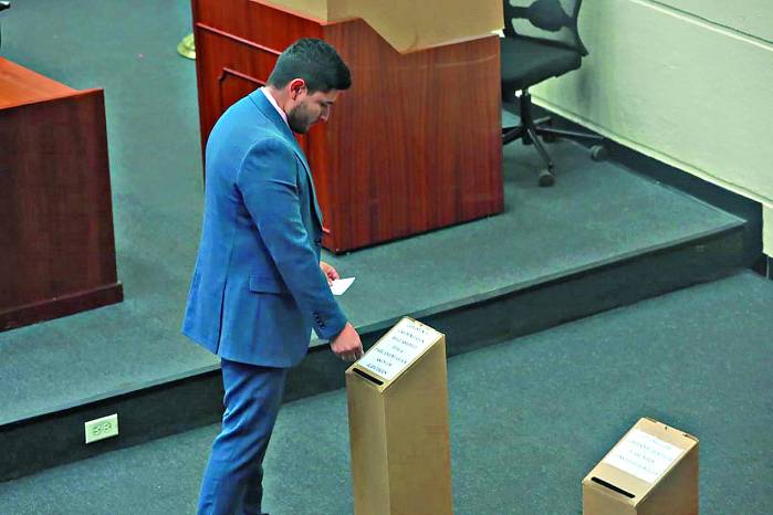 Diputados votaron para la conformación de las comisiones de Credenciales y Gobierno.