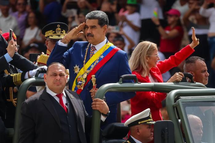 El presidente de Venezuela, Nicolás Maduro (c), en una foto de archivo.