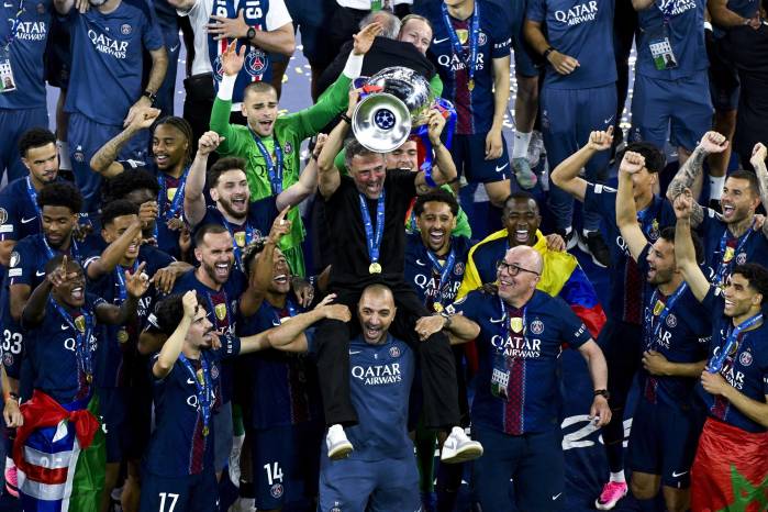 El entrenador del PSG, Luis Enrique.