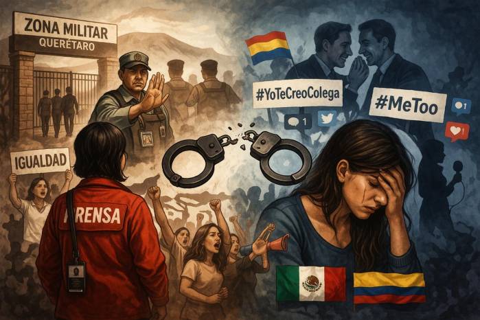 Protestas contra la misoginia y denuncias de acoso reactivan el debate sobre la igualdad de género en el periodismo latinoamericano.