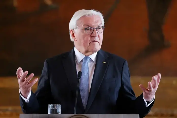 El presidente de Alemania, Frank-Walter Steinmeier.