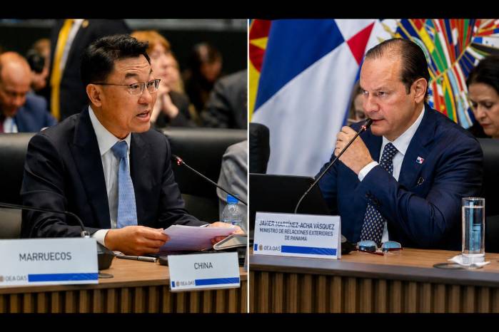 El canciller Javier Martínez-Acha respondió al representante chino ante la OEA y defendió la independencia de la Corte Suprema de Justicia.