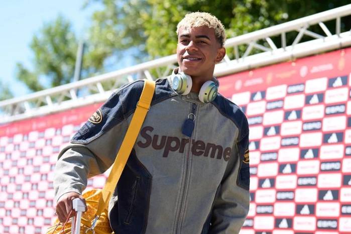 El delantero Lamine Yamal.