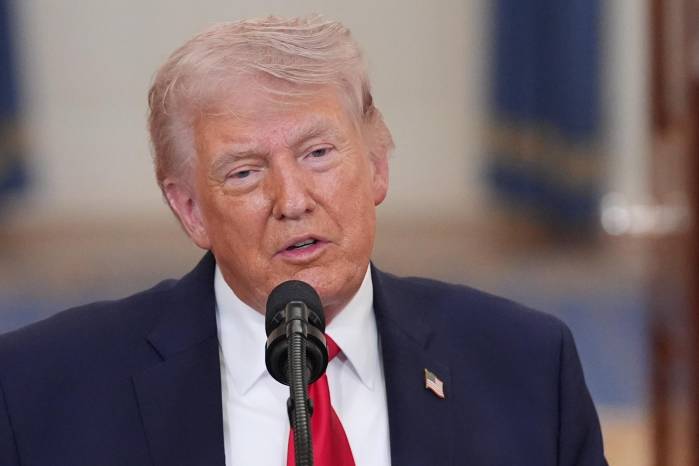 Fotografía del 1 de abril de 2026 del presidente de Estados Unidos, Donald Trump.