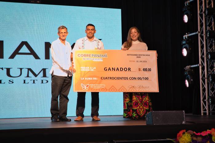 Cobre Panamá hizo entrega del Premio a la Artesanía Destacada 2026.