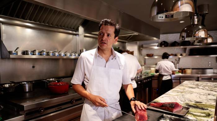 El chef Jorge Vallejo en una entrevista concedida a EFE.