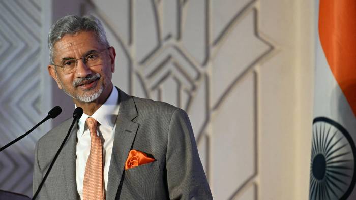 El ministro de Relaciones Exteriores de India, Subrahmanyam Jaishankar.