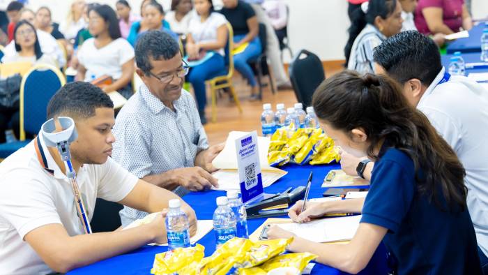 Personas con discapacidad participaron de los reclutamientos focalizados.