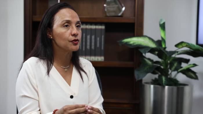La presidenta de la asociación, Natzare Bermúdez, en entrevista con La Estrella de Panamá.