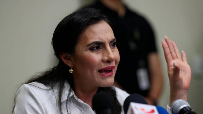 La vicepresidenta de Ecuador, Verónica Abad, en una foto de archivo.