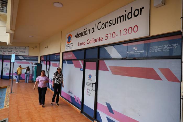 Sede central de la Acodeco en la ciudad de Panamá, oficina que lideró la recaudación de multas con más de $300 mil en el primer cuatrimestre de 2026.