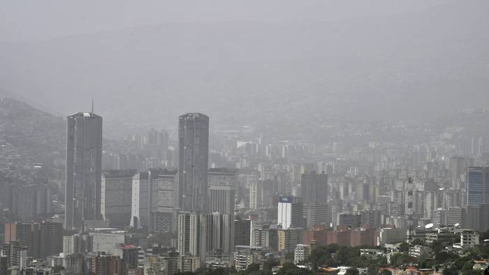 Vista general de la ciudad de Caracas.