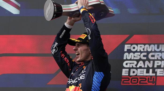 El triple campeón del mundo neerlandés Max Verstappen (Red Bull).